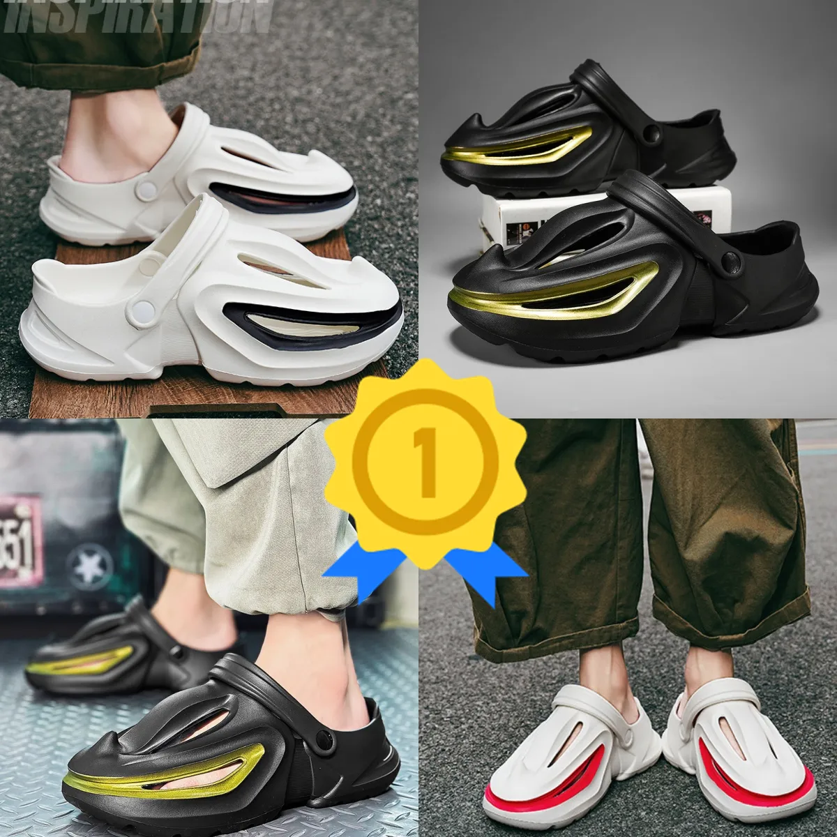 New Quality Shark shoes beach shoes men's height summer breathable sandals GAI 40-45 low price