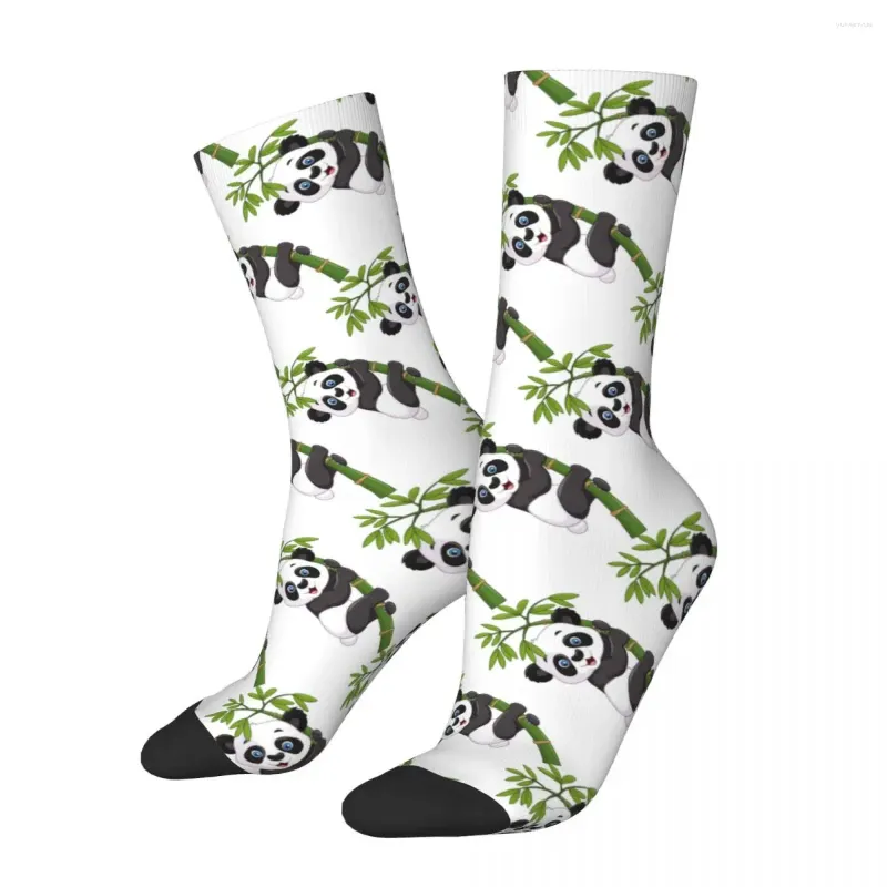 Chaussettes Panda pour hommes, accessoires mignons pour femmes et hommes, antidérapantes, toutes saisons, cadeau d'anniversaire