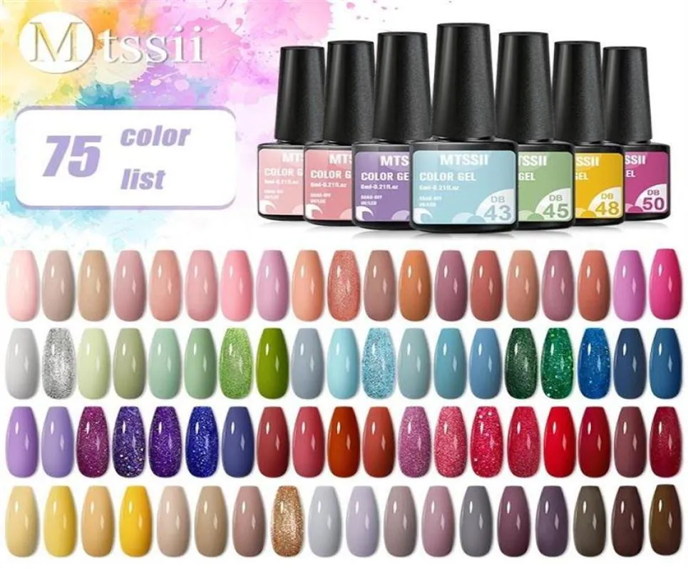 Mtssii 30 pièces Gel vernis à ongles ensemble multicolore Semi Permanent longue durée tremper UV vernis Art Hybrid179f253w6681517