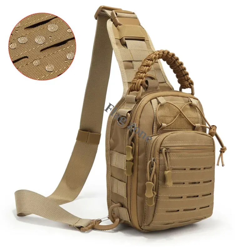 Bags Men Tactical Military Shoulder Bag Army Aisroft Molle Sling Backpack Outdoor Hiking Hunting Fishing Camping EDC Chest Bags