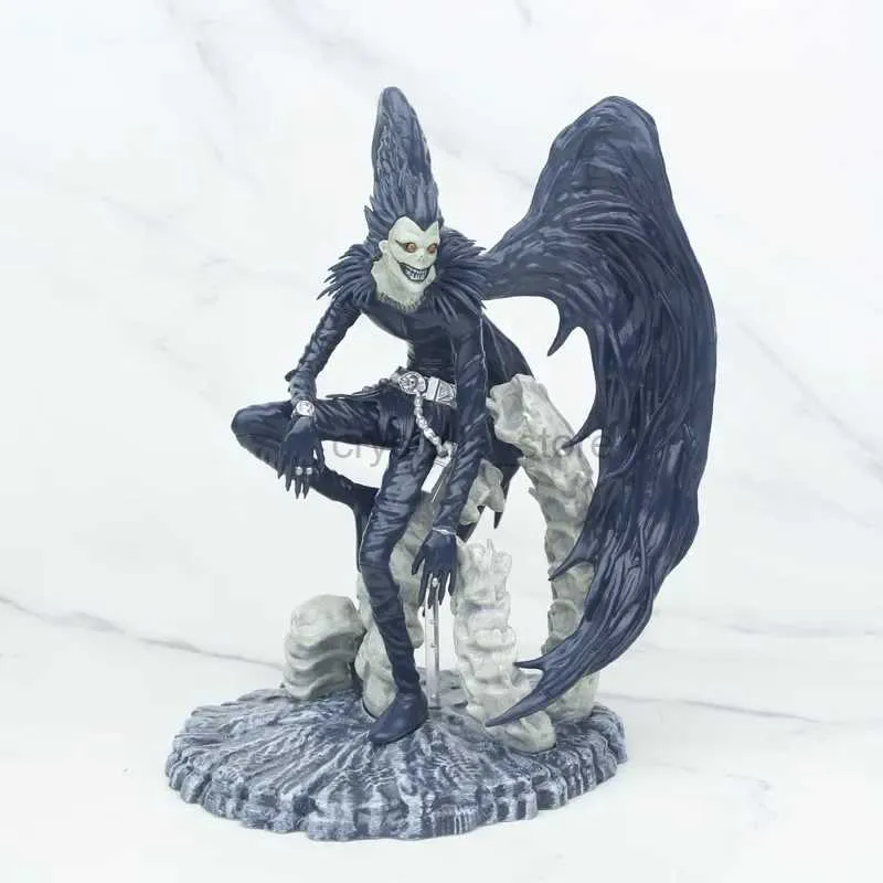 アニメマンガ19cm Yagami Light Misa L Lawliet Figurki Anime Mier Ryuk Model Komiksu Garaowego Zestawy Figurka Z PCV Zabawek Dla Dzieci Dekoracja Stou 240319