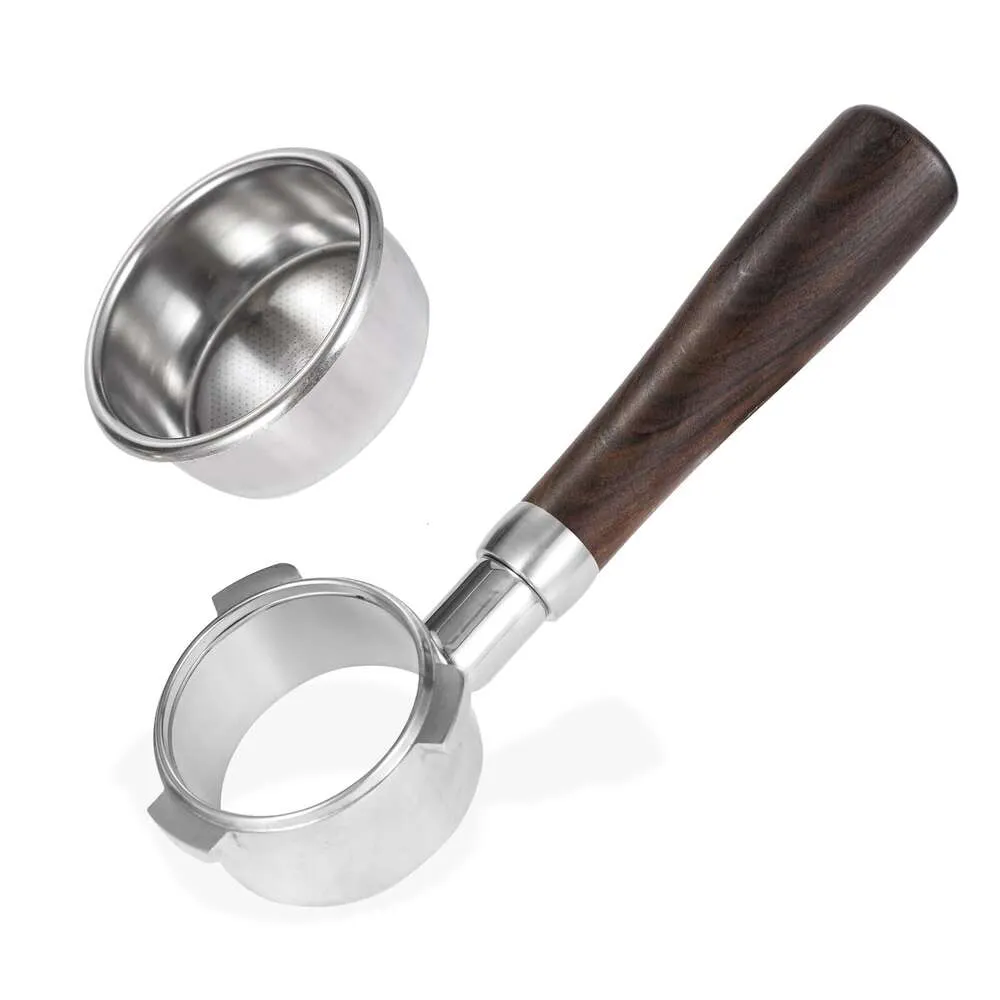 Breville Portafilter With Double Shot Filter Basket, Wood Handle