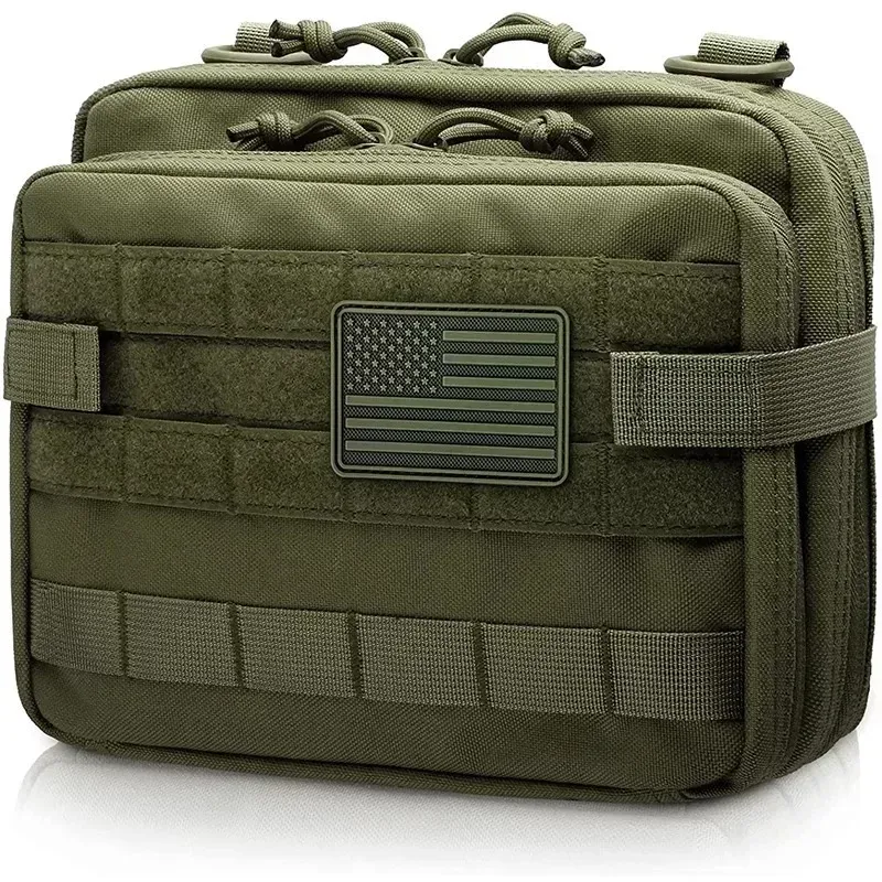 バッグLOC1000Dナイロン戦術的な軍事医療救急袋モルEDC緊急用具バッグバックパックスリーブハンティングツールポーチ