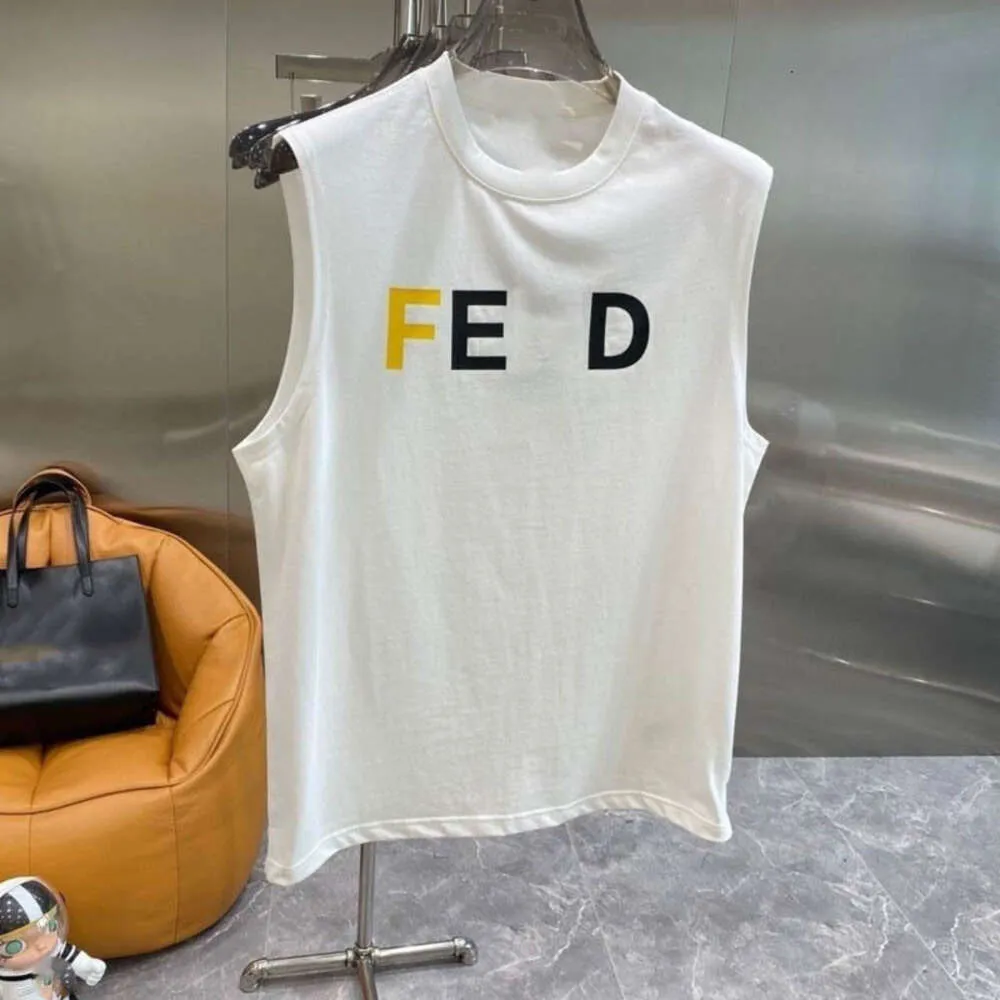 Men's T-Shirts designer vest men tank tops summer fashion letter print vests mens womens cotton sweatshirt round neck sleeveless t-shirt
