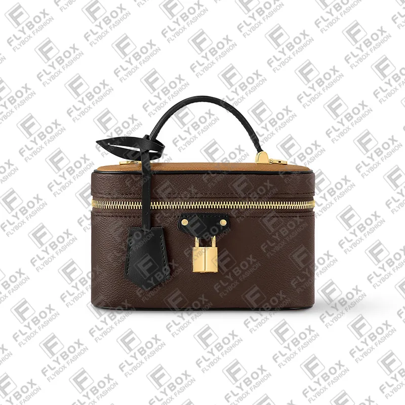 M47125 Vanity Chain Pouch Bag Cosmetic Bag Axelväskor Crossbody Handväska Tote Kvinnor Fashion Casual Luxury Designer Top Quality Fast Delivery