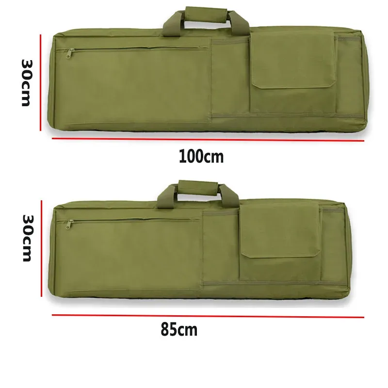 Bags Tactical 85Cm/100CM Rifle Bag Military Gun Bag Carry Case with Shoulder Strap Airsoft Sniper Shotgun Backpack Heavy Duty Bag