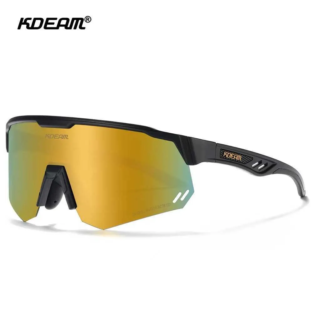 Sportbrillen Outdoor Radfahren Sonnenbrille UV400 polarisierte Linse Fahrradbrille MTB Fahrradbrille Mann Frauen EV Reiten Sonnenbrille mit Etui20