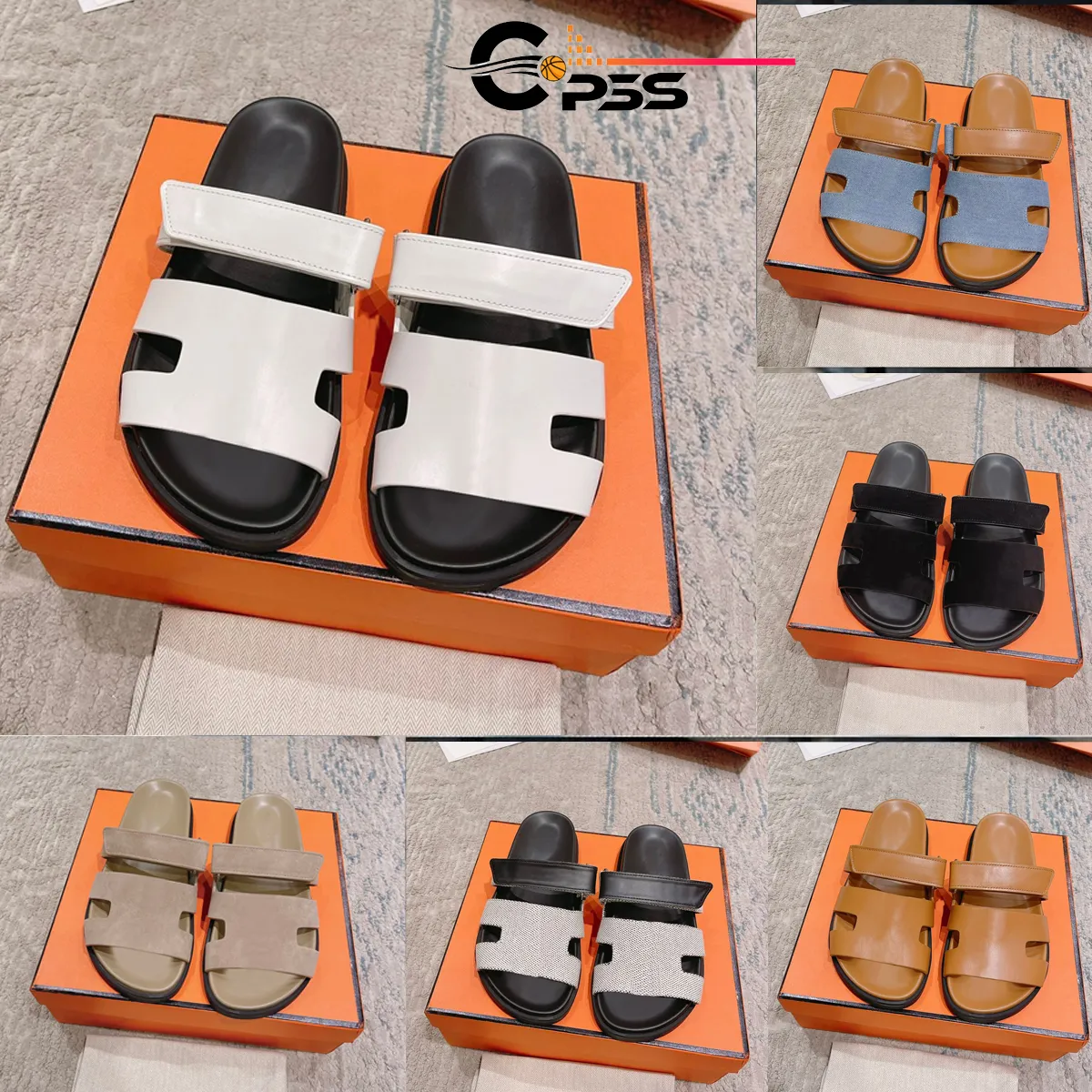 Sandálias de couro de designer homens chinelos flip flop herança sandálias de bezerro verão preguiçoso grande praia casual slides tamanho 38-46