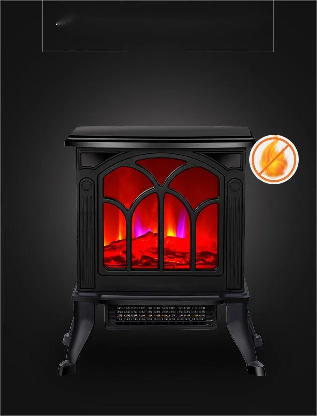 Simulation Fire Mountain home electric fireplace heater Bathroom small air conditioning heater office heater