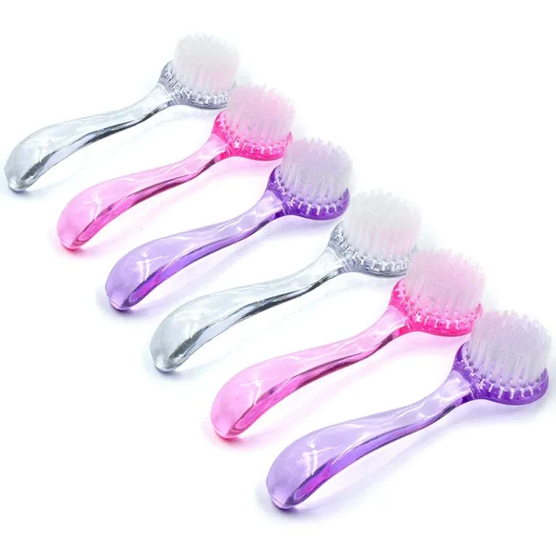 Kits 10/20/30/50pcs Brosses de Nettoyage de Poudre de Poussière d'Ongles en Plastique Outils Enlever la Poussière Brosse à Récurer Outils de Nettoyage des Ongles Brosses à Ongles