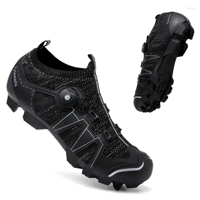 Sapatos de ciclismo profissional homem estrada respirável mulher mtb bicicleta corrida velocidade tênis mountain bike calçado para