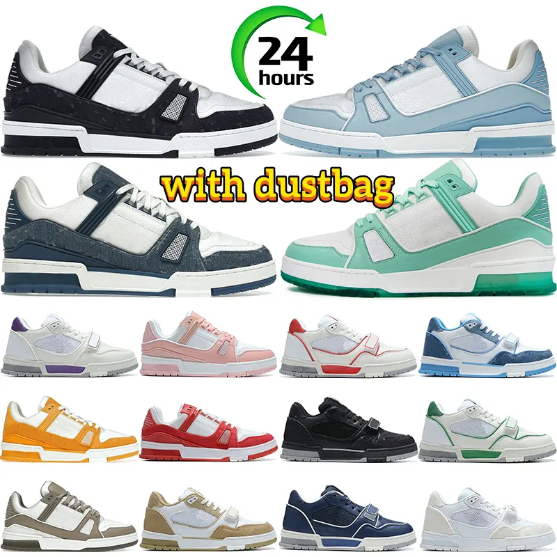 2024 scarpe da ginnastica firmate scarpe casual da uomo piattaforma da donna bassa nero bianco baby blu navy giallo rosa marrone uomo tennis moda scarpe da ginnastica scarpe da ginnastica moda