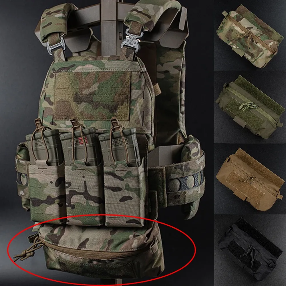 Bags Tactical Vest Dangler Drop Pouch Airsoft Combat Abdominal Dump Drop Pouch for JPC CPC LBT D3CR MK3 MK4 Vest Waist Bag