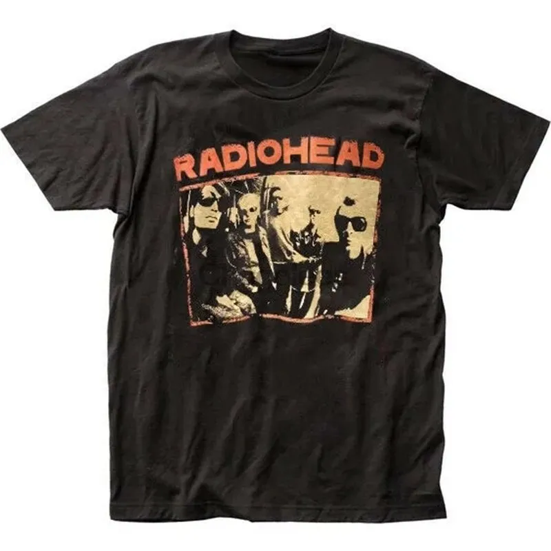 T-shirt Homme Décontracté - Motif Imprimé Groupe De Rock - 100% Coton - Manches Courtes - Parfait Cadeau Pour Fans De Musique