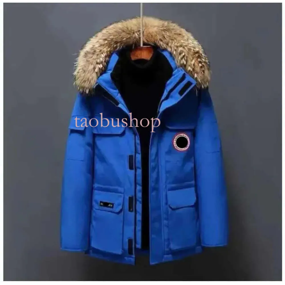 Canada Designer Veste De Luxe Puffer Down Veste Manteau Épais Chaud Extérieur Wolf Casual Puffer Coupe-Vent Hommes Automne Hiver Veste Vêtements Marque Factory Store