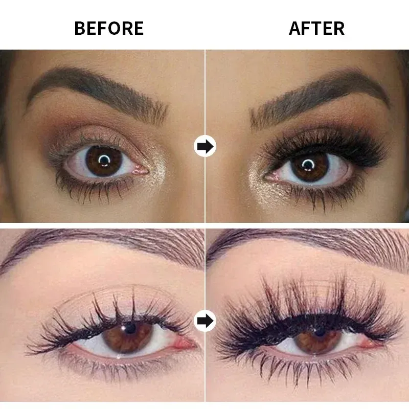 Mascara 4D épais, fin et bouclé, imperméable et résistant à la transpiration, effet durable 24h, sans bavures, outils de maquillage, 1 pièce