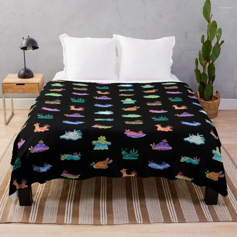 Filtar Sea Slug - Black Throw Filt Fuzzy