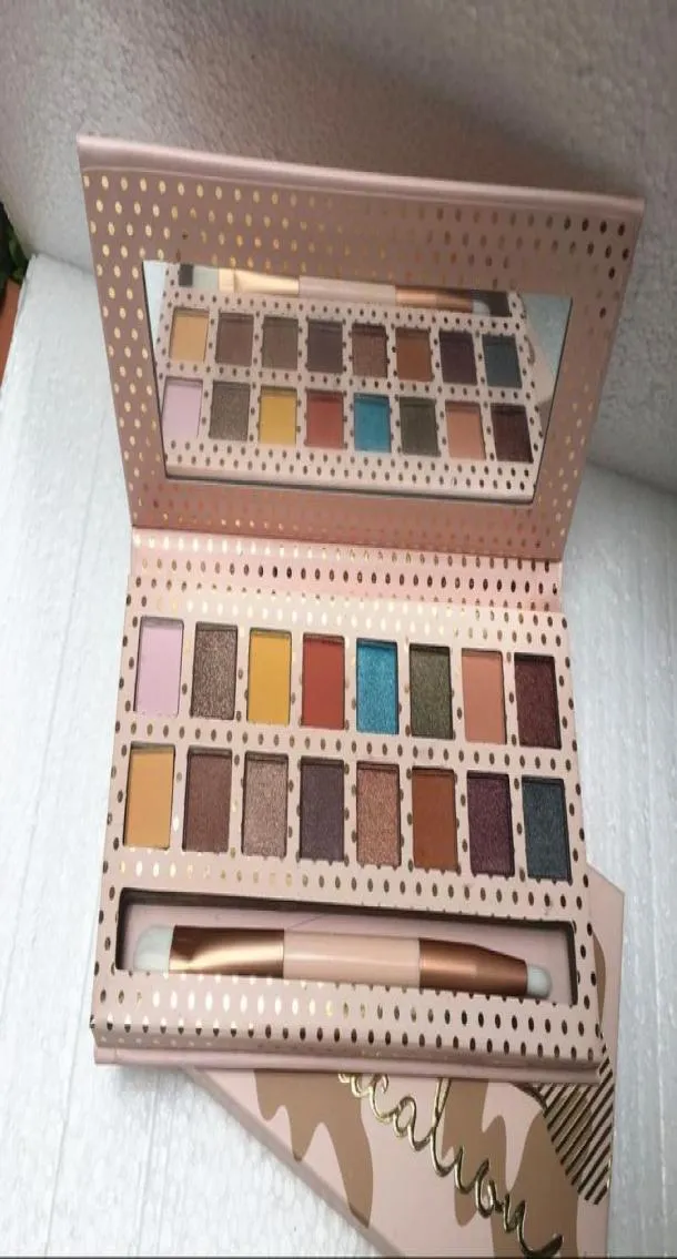 ePacket Nova maquiagem olhos me leve em férias paleta de sombras 16 cores Eyeshadow1010050