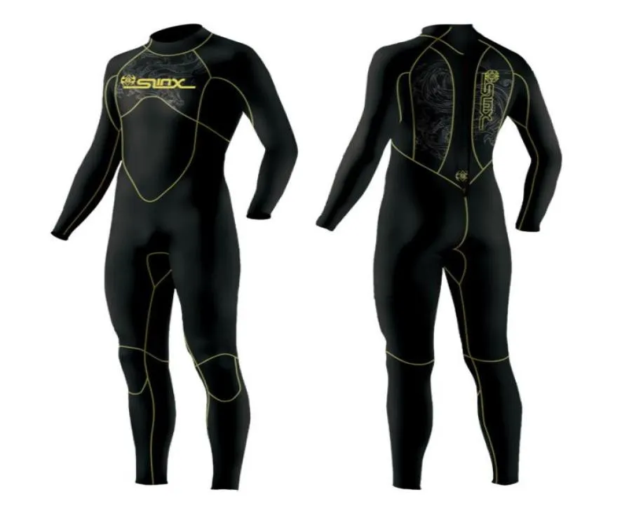 Traje de neopreno para hombre de 5 mm, traje de surf, traje de buceo, manga larga, mantiene el calor en el interior con microvellosidades, pesca submarina, traje de buceo 6750373