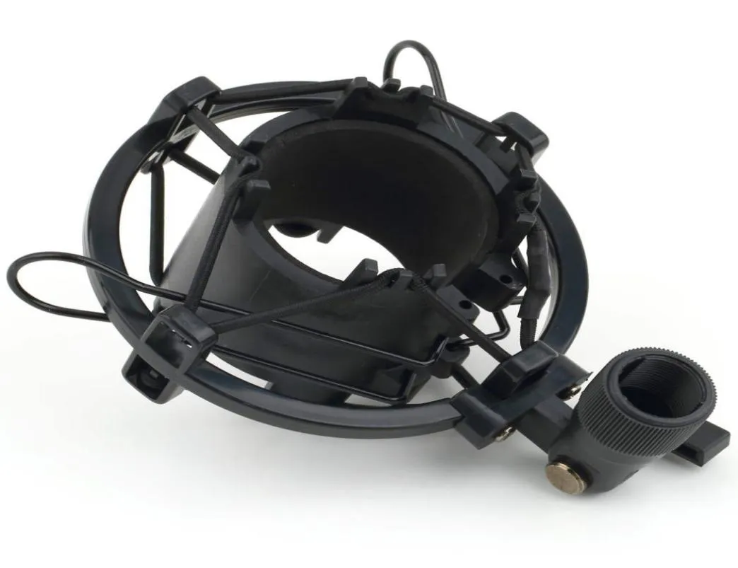 BlackSilverT2 3KG Bearable Load Mic Microphone Shock Mount Clip Holder Stand Radio Studio Sound Recording Bracket Professional 436490029