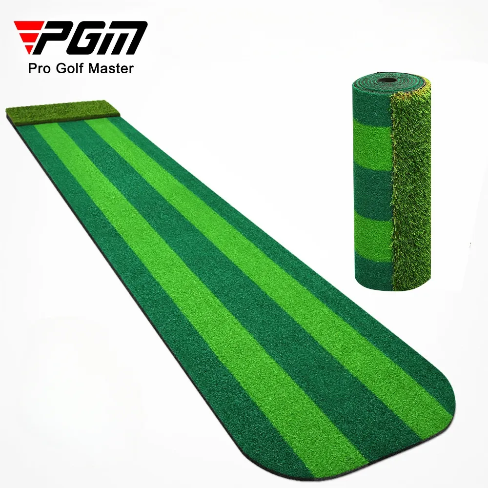 Aides PGM Golf Putting Mat Ultrawide Golf Training Aid Golf Putting Indoor Golf Greens 300*58 Cm GL004