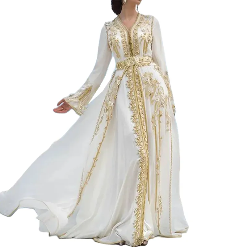 Robes De Soirée Arabes Dubaï Élégante Robe Formelle En