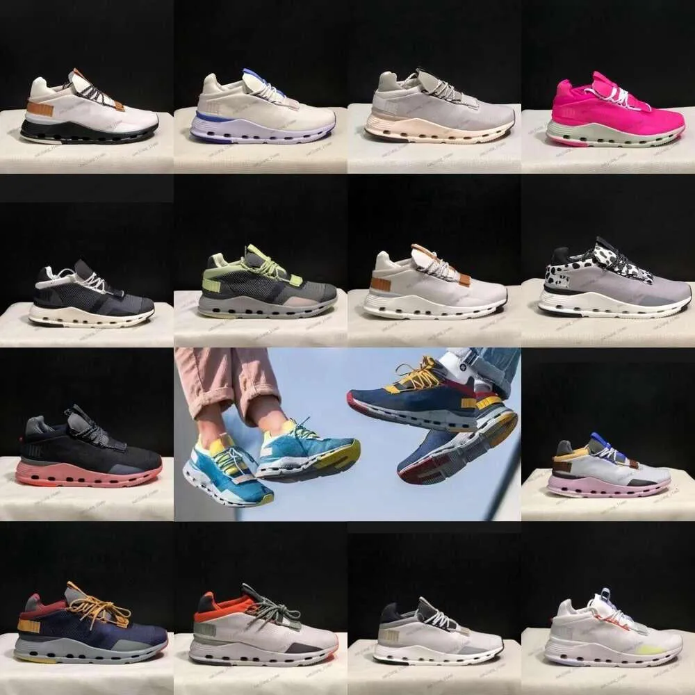 2024 Oon Nova Form Chaussures de course Femmes HOMMES Onscloud RUN Baskets Entraîneur Cloudrunner Performance toute la journée Swiss Engineering Tec low Lace Up Mesh Runners Undyed Blanc