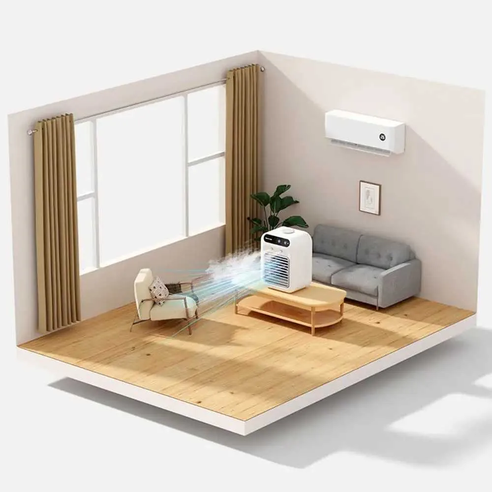 Countertop Fans Portable Mist Fans Multifunctional USB Fan: Mini Electric Countertop ...