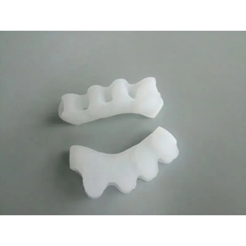 Silikonfinger Toe Protector Toe Separators Bårar Rättare Bunion Protector Pain Relief Foot Care 5 Färger