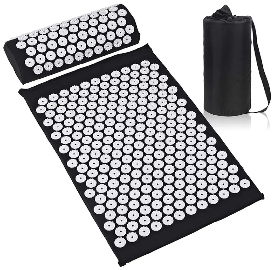 Acupressure Mat Massage Yoga Mat Massager Cushion Kuznetsovs applikator Back Pain Relief Needle Pad Accupressure Mat Piow Set 2011024310093