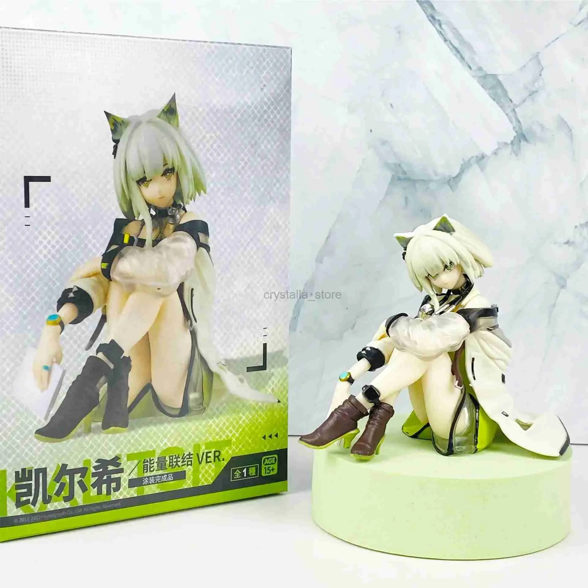 Anime Manga Irene Grani figurine Anime Kaltsit seksowna dziewczyna siedzca figurine lalka figurine PVC zabawki dla dzieci prezenty narzdzie do dekoracji ciast 240319