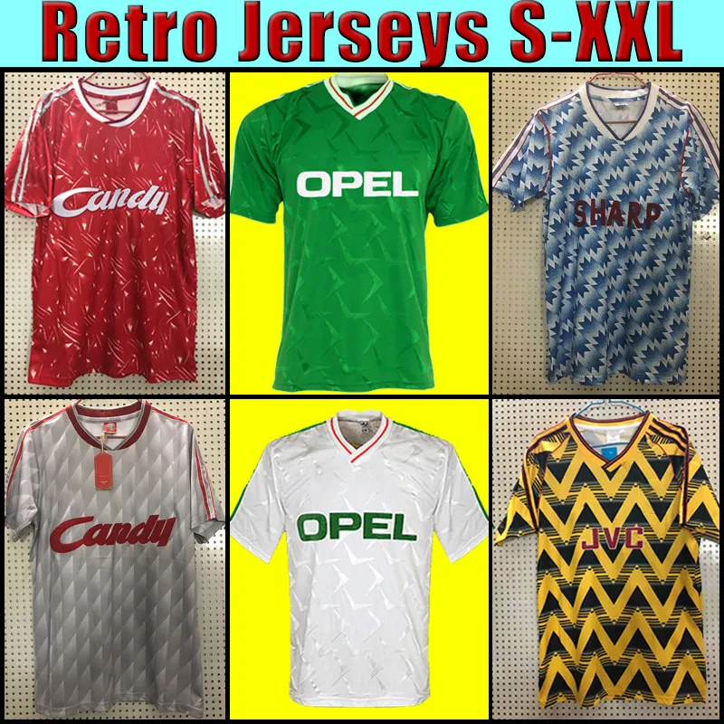 İrlanda Retro Futbol Forması Tayland 1990 1992 1994 94 Vintage Futbol Gömlekleri Kuzey İrlanda Milli Takımı 90 93 Dünya Kupası Yeşil Beyaz 33