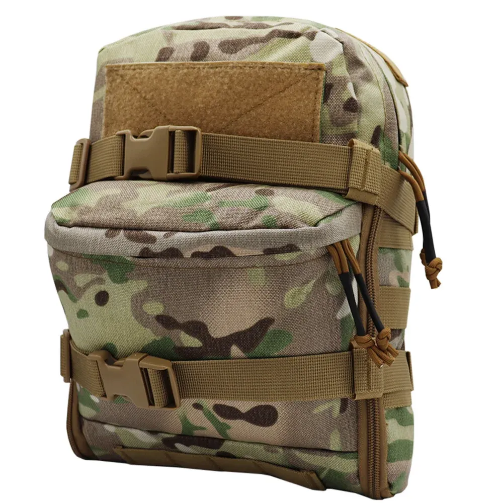 Väskor Taktisk Mini Hydration Bag Molle ryggsäck Militär vattenpåse Utomhus Bladder Pouch Hunting Airsoft Vest Assault Ryggsäck Gear