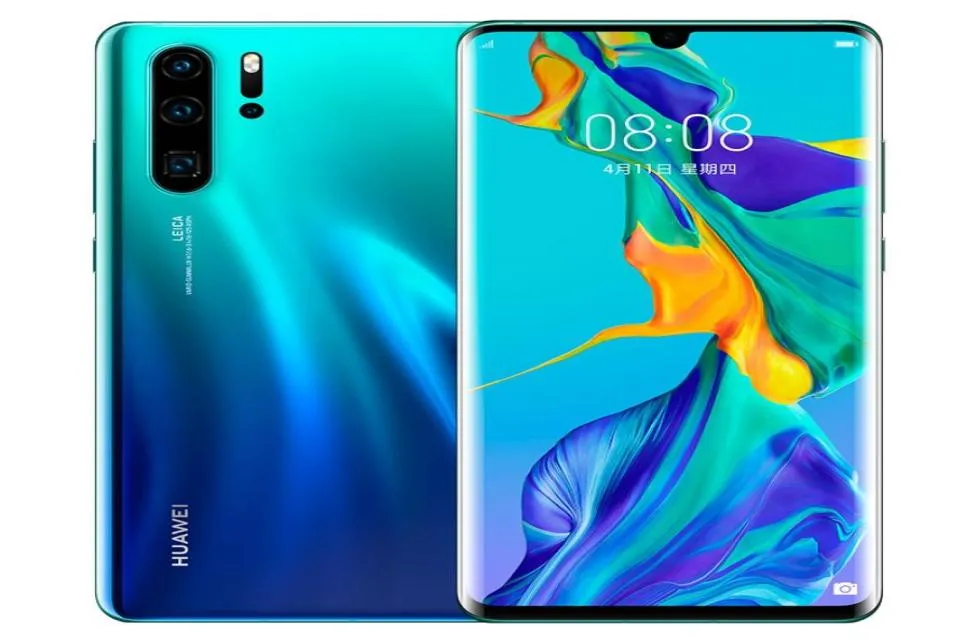 Téléphone portable intelligent d'origine Huawei P30 Pro 4G LTE 8 go de RAM 128 go 256 go 512 go Kirin 980 40MP AI OTA NFC 4200mAh Android 647quot F5429547