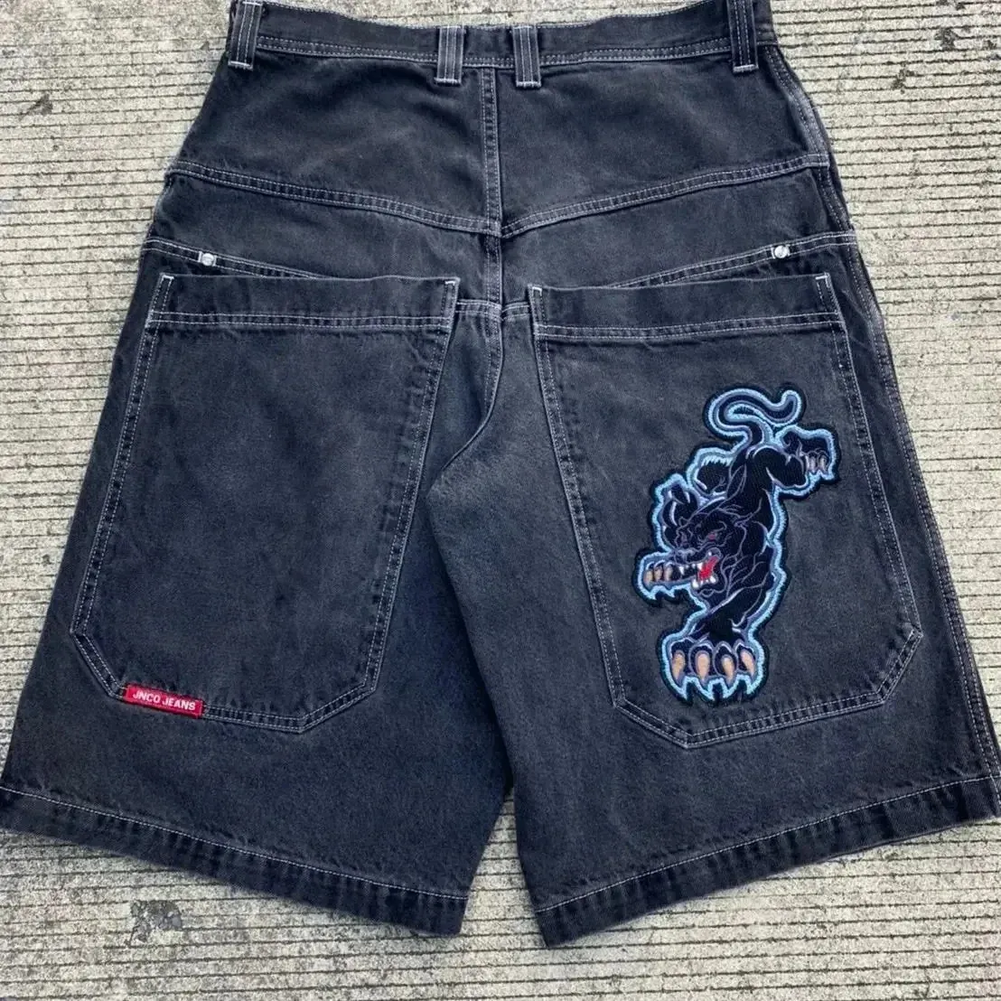 Y2K Hip Hop JNCO Baggy Jeans Vintage Denim Pattern From
