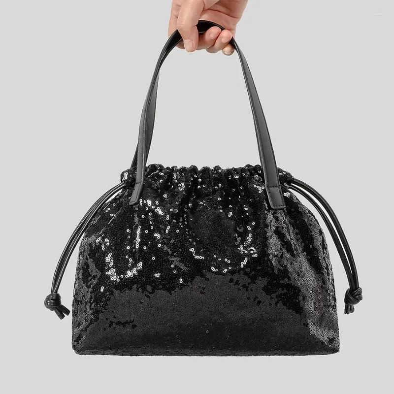 Totes Mode Pailletten Vrouwen Handtassen Glanzend Trekken Schouder Crossbody Tassen Luxe Avondfeest Portemonnees Grote Capaciteit Tote Bag