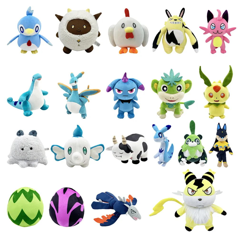 Wholesale Anime Cartoon 2024 New Design Palworld Lamball Blazamut Plush Toys Children's Games Playmates Plush Doll Room Decoration Claw Machine Prizes Gift