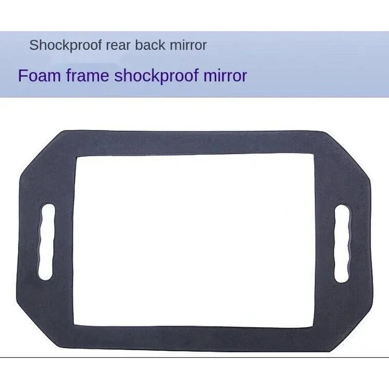 1st Hair Salon Mirror With Foam Around Black Shop frisörande sminkspegel Sponge Protection Home Supplies