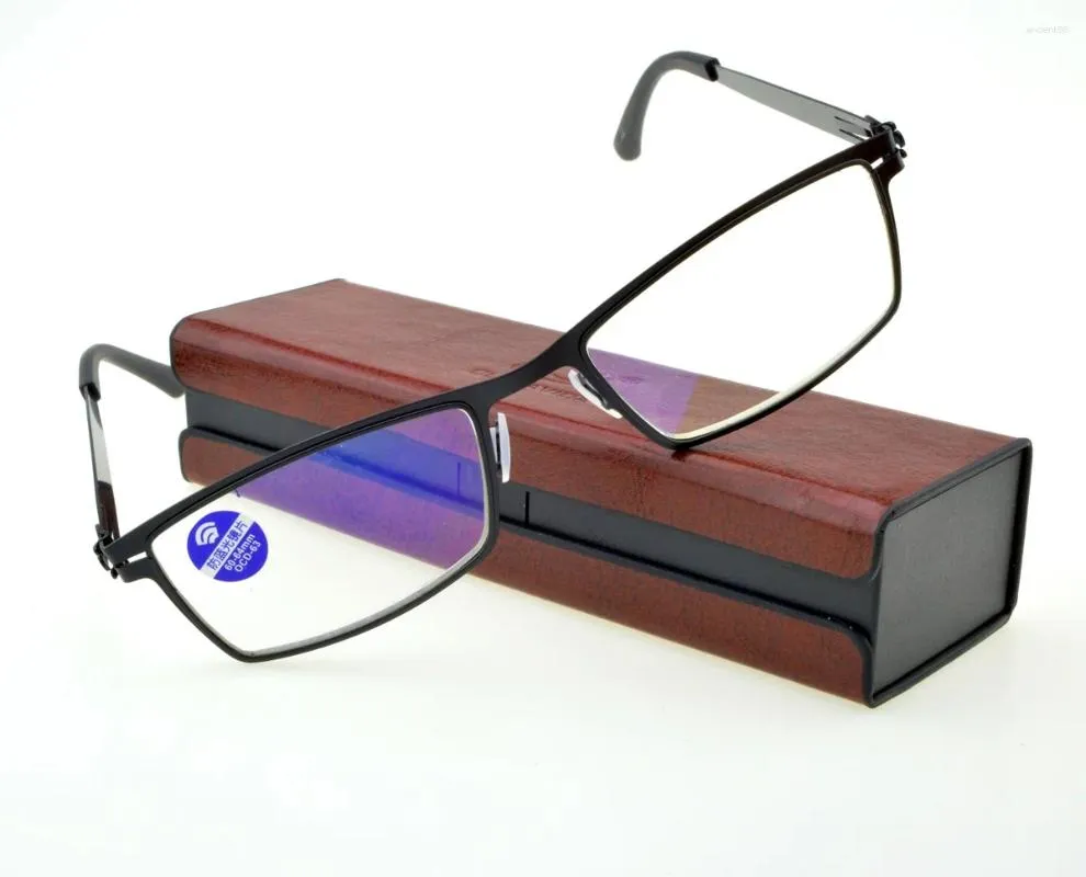 Okulary przeciwsłoneczne mężczyźni Kobiety kwadratowe czarne szklanki odczytu 1 1,5 2 2,5 3 3,5 4
