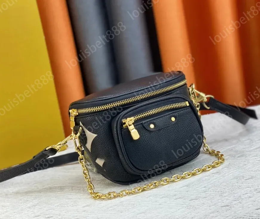 NEW 2024 Fashion Designer womens cross body bag luxury Gradient handbags flower letter leather crossbody bags high-quality ladies fashion Mini Bumbag purses holde