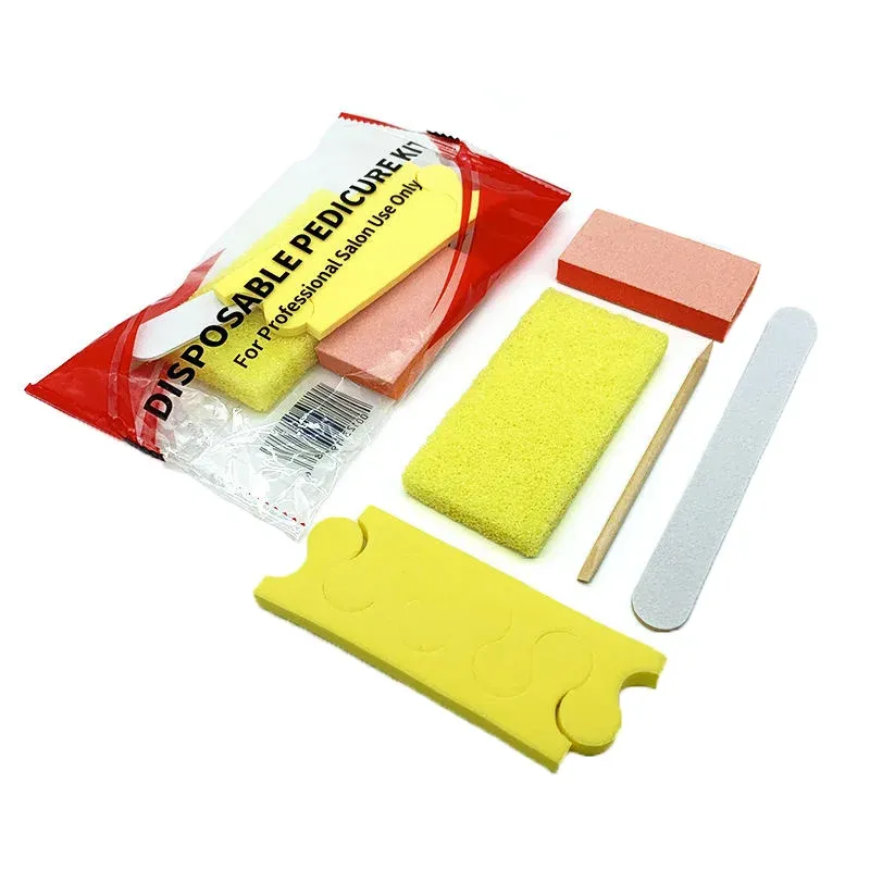 Kits 400 sets Wegwerp pedicurekits Wegwerp nagelgereedschap Complete gel acryl nagelkit Professionele manicureset voor nepnagelkunst