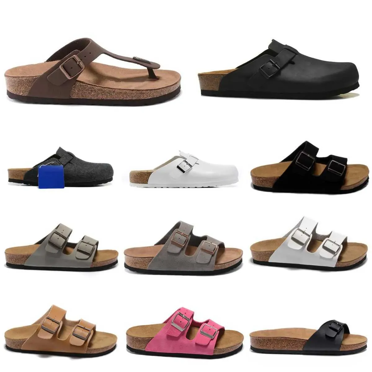 2024 Birks Designer Men Women Sandals Arizona Gizeh Unisex Slippers Caliente Verano Flip Flops Hombres Mujeres Beach Sliders Outdoor Indoor Woody Mules