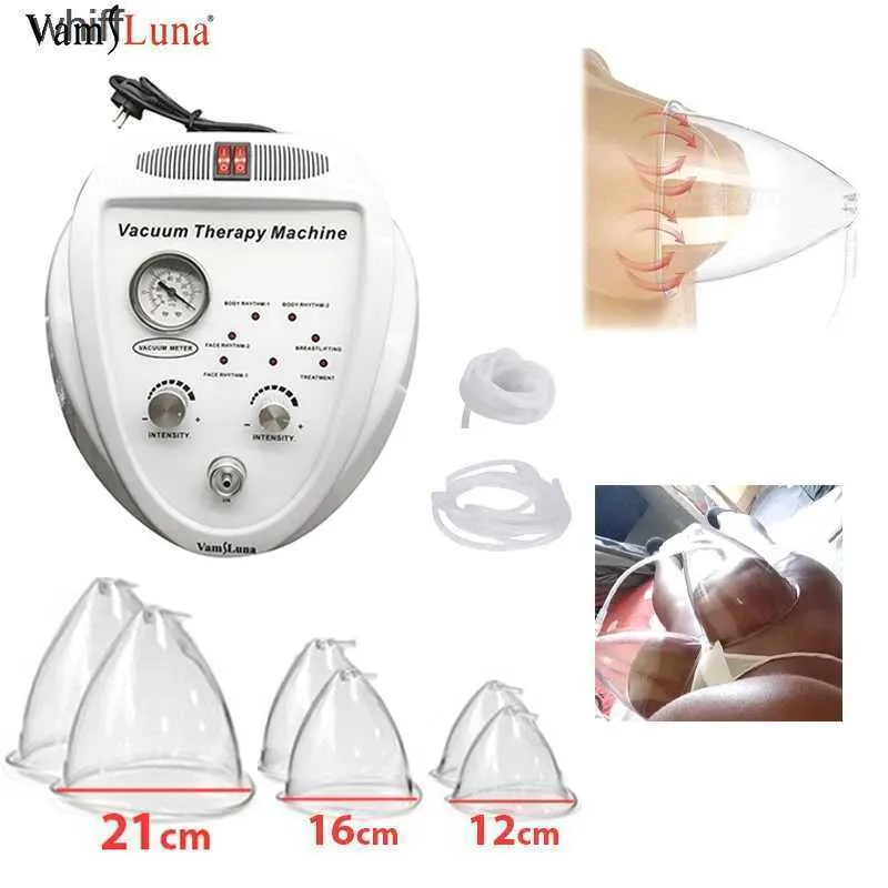 Breastpumps 21cm Suction Cuping Breast ButtEnlarger Enhancement Pump Hip Lifting Colombien Massage Strong Power bbl Vacuum Therapy MachineC24318C24319