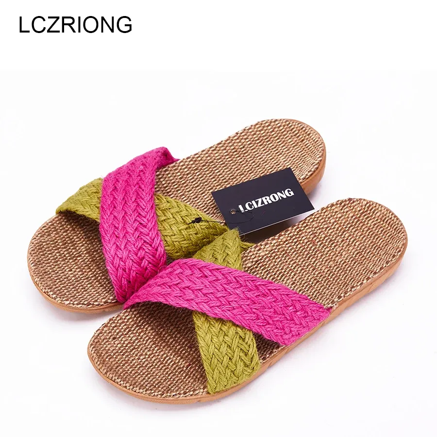 Slippers New Summer Bedroom Slipper Women Bathroom Home Slippers Weman 14 Color Casual Plus Size Beach Flat Shoes Ladies House Slippers