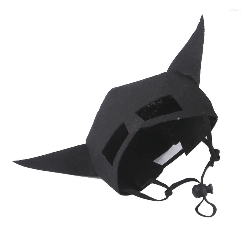 Cat Costumes Pet Bat Hat för Halloween Party Decoration Dog Cosplay Costume