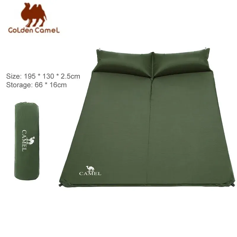 Gear Golden Camel Air Madrass Selfinflating Madrass Camping Madrass Camping Mat uppblåsbart tält dubbel sovande dyn