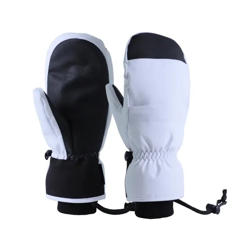 Guantes de guantes Mittens para hombres Mujeres Mittanes de nieve de invierno pantallas táctiles impermeables invernales calientes para el clima frío guantes de snowboard