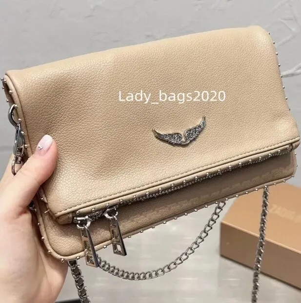 Bolso De Hombro Para Mujer En Cuero Con Diamantes Imitacion Cadena Diseno De Alas Y Herrajes De 38 72 DHgate
