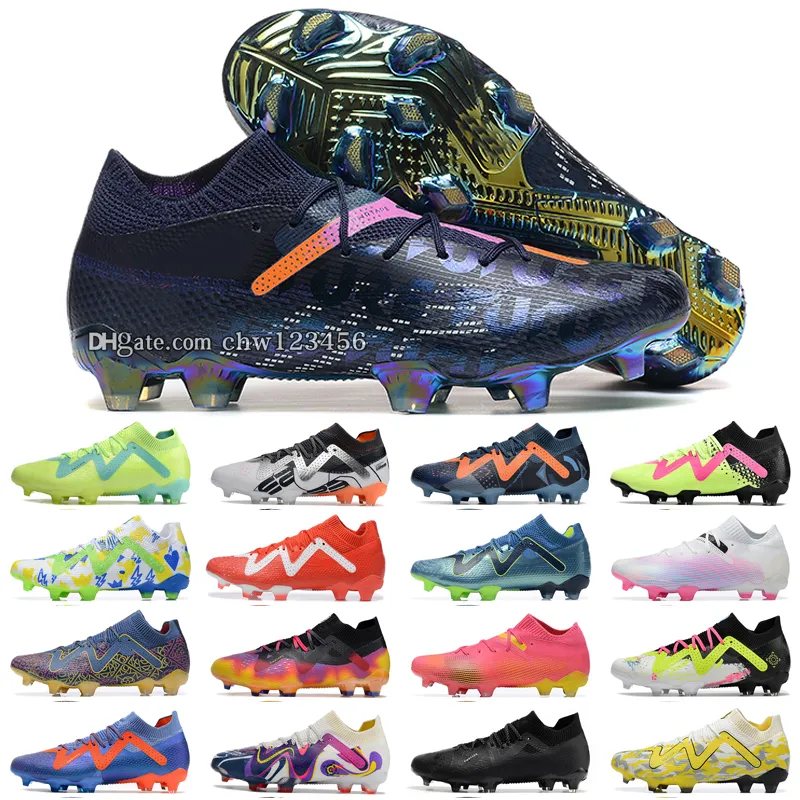 Scarpe da calcio Future FG di alta qualità Scarpe da calcio alla caviglia Scarpe da calcio da uomo in morbida pelle per terreni duri Scarpe da ginnastica per esterni Botas De Futbol kdis tacchetti da calcio US 7-11.5