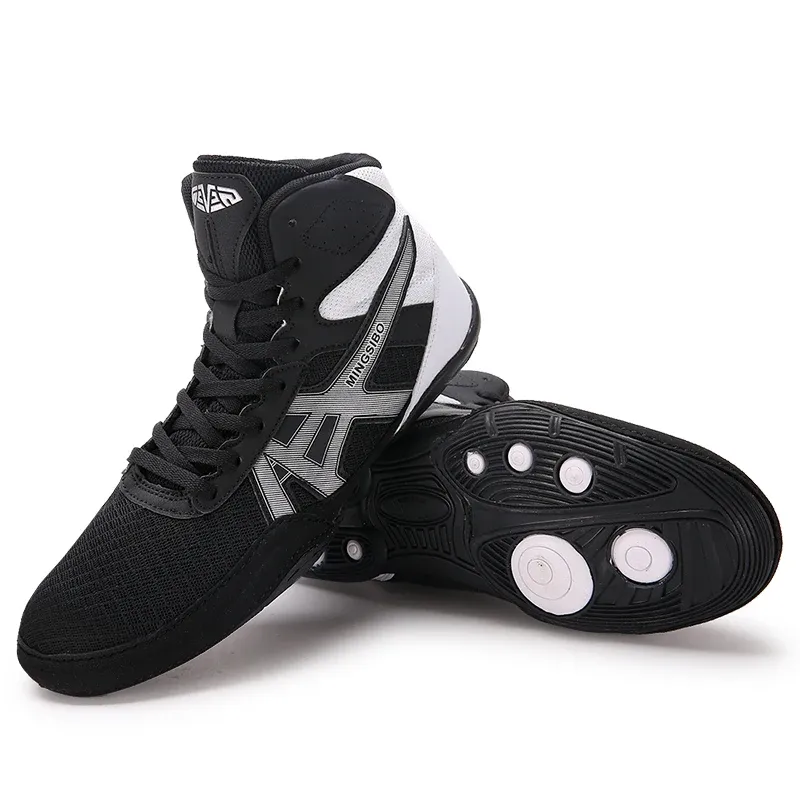 Botlar 2023 Sıcak Satış Erkekler Güreş Ayakkabı En Kaliteli Spor Ayakkabıları Unisex Meth Nefes Boks Ayakkabıları Erkek Marka Güreş Botları Boy